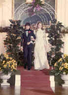 1976 Alpha Chi Presentation with Tree's Little sister, Beth