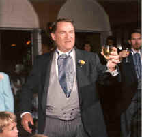 Daddy making a Toast at my Wedding 1995