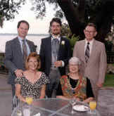Rick and Ann, Buddy and Connie, and I at my Wedding 1995